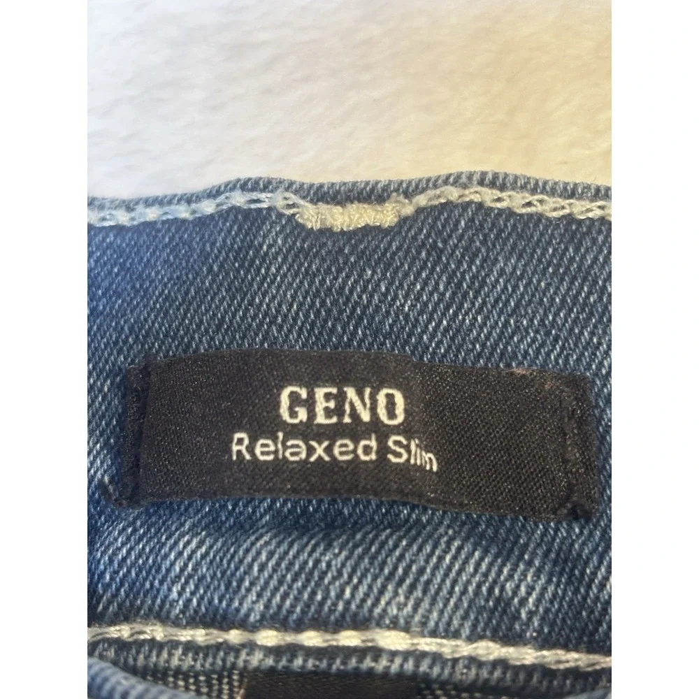 NWT‎ True Religion Geno Relaxed Slim Fit  Denim Jeans 32x29 Men's Blue
